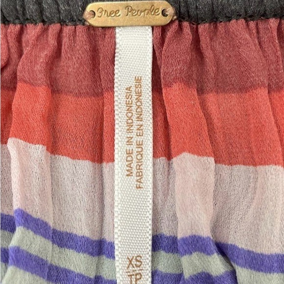 Free People Colorful Striped Maxi Skirt - Picture 6 of 10